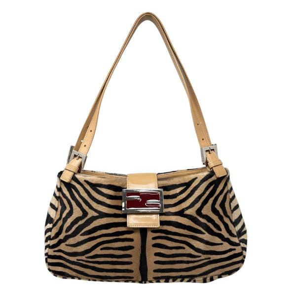 Fendi Cheetah Logo Shoulder Bag