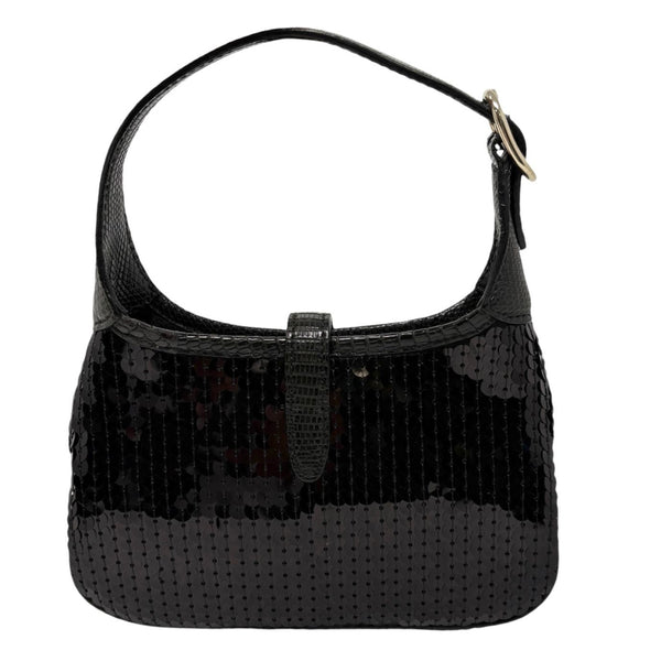 Gucci Black Mini Sequin Jackie Bag