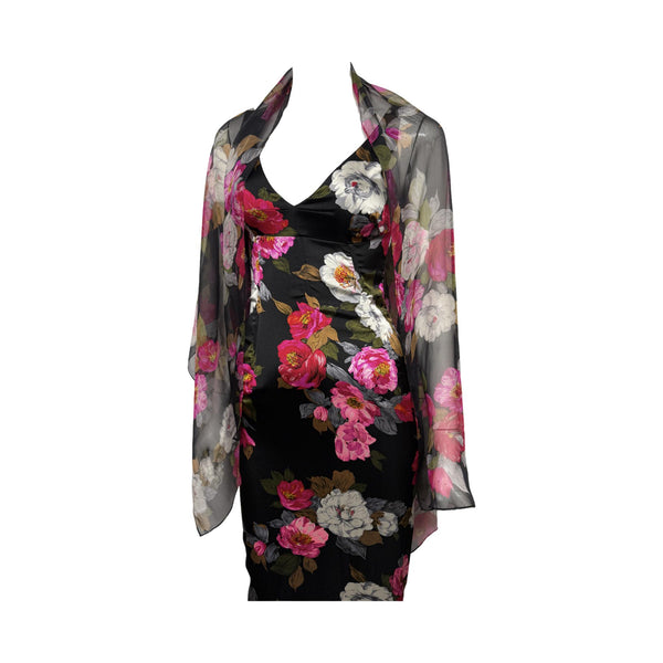 Dolce & Gabbana Floral Corseted Gown Set