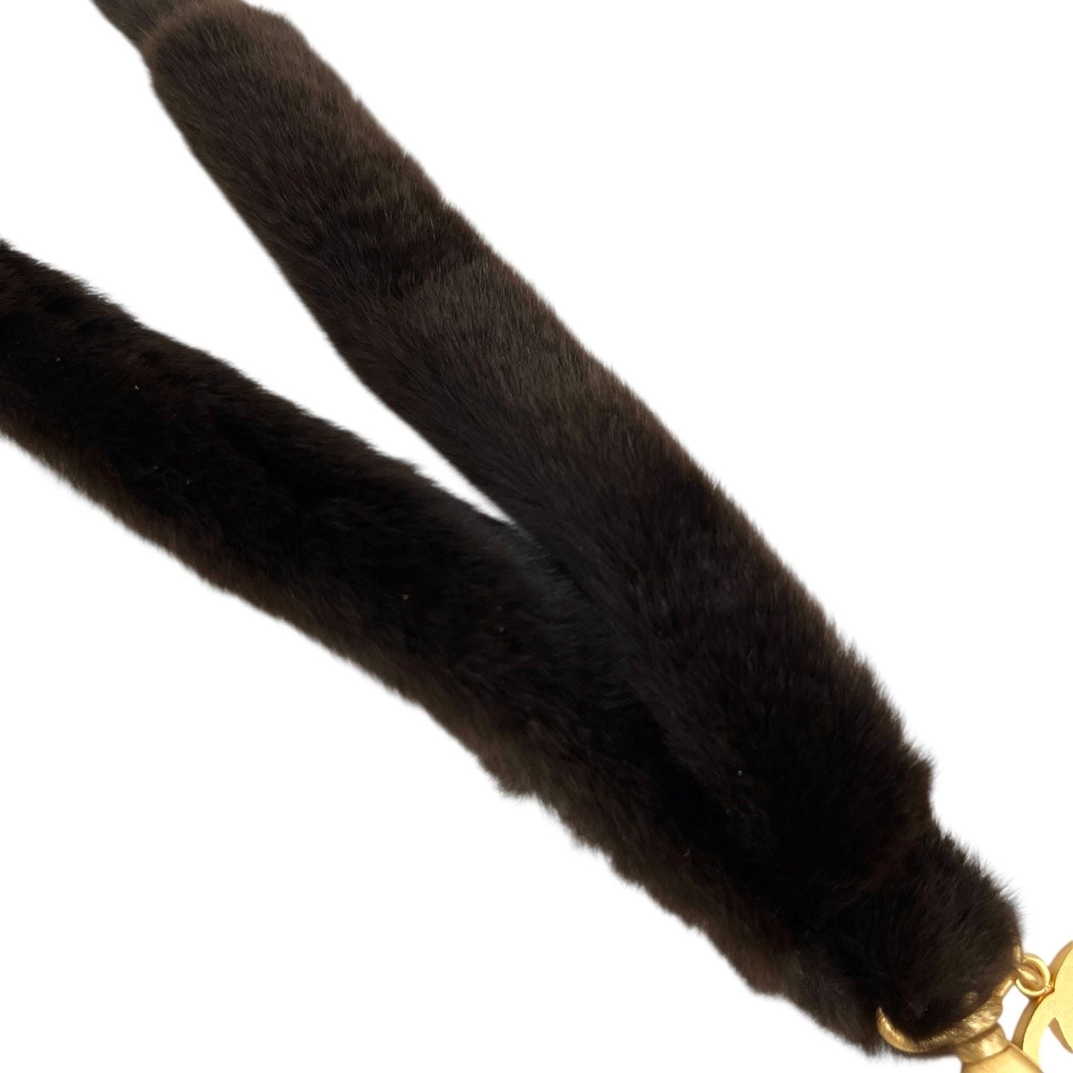 Chanel Fur Key Holder/Lanyard