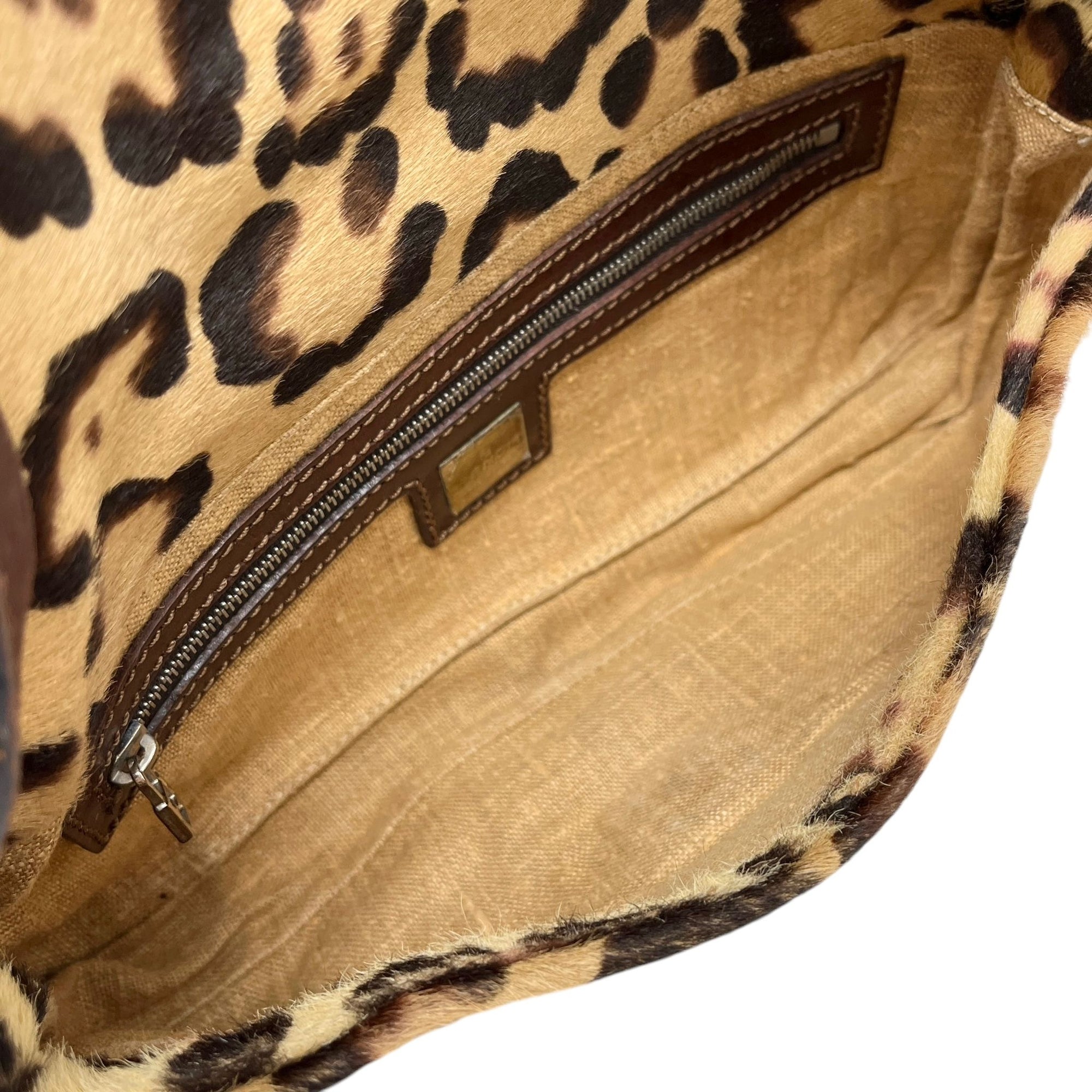 Fendi Cheetah Calf Hair Baguette