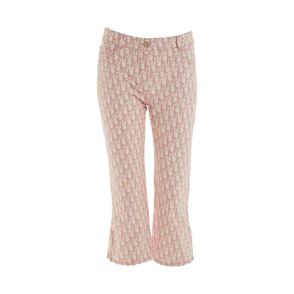 Dior Pink Logo Flared Capri Pants – Treasures of NYC