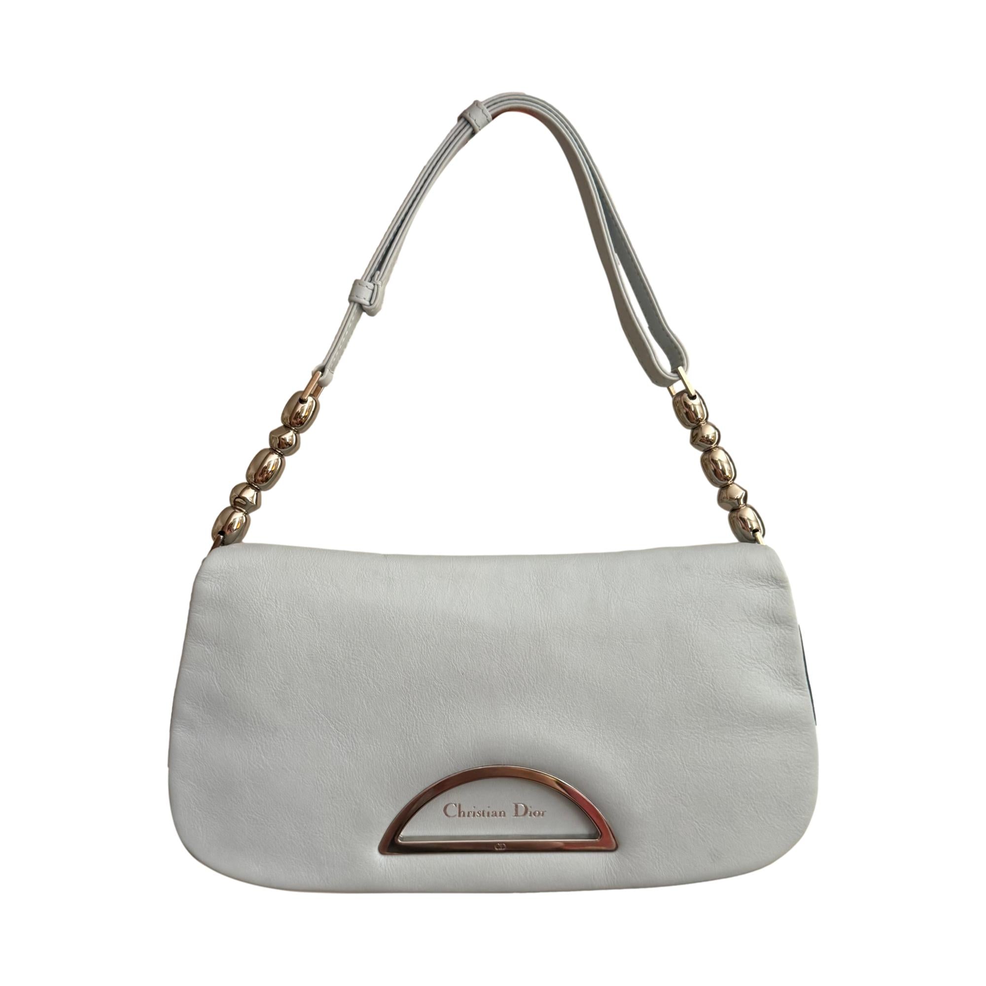 Dior Powder Blue Logo Malice Bag