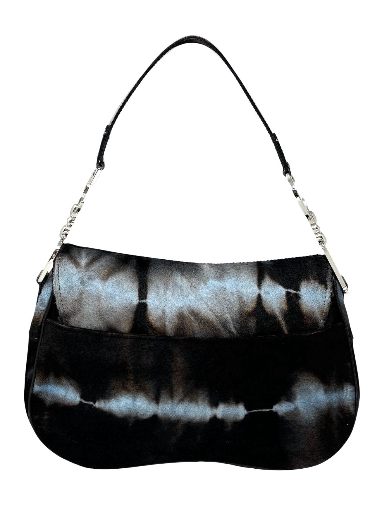 Dior Blue Tie-Dye Double Saddle Bag