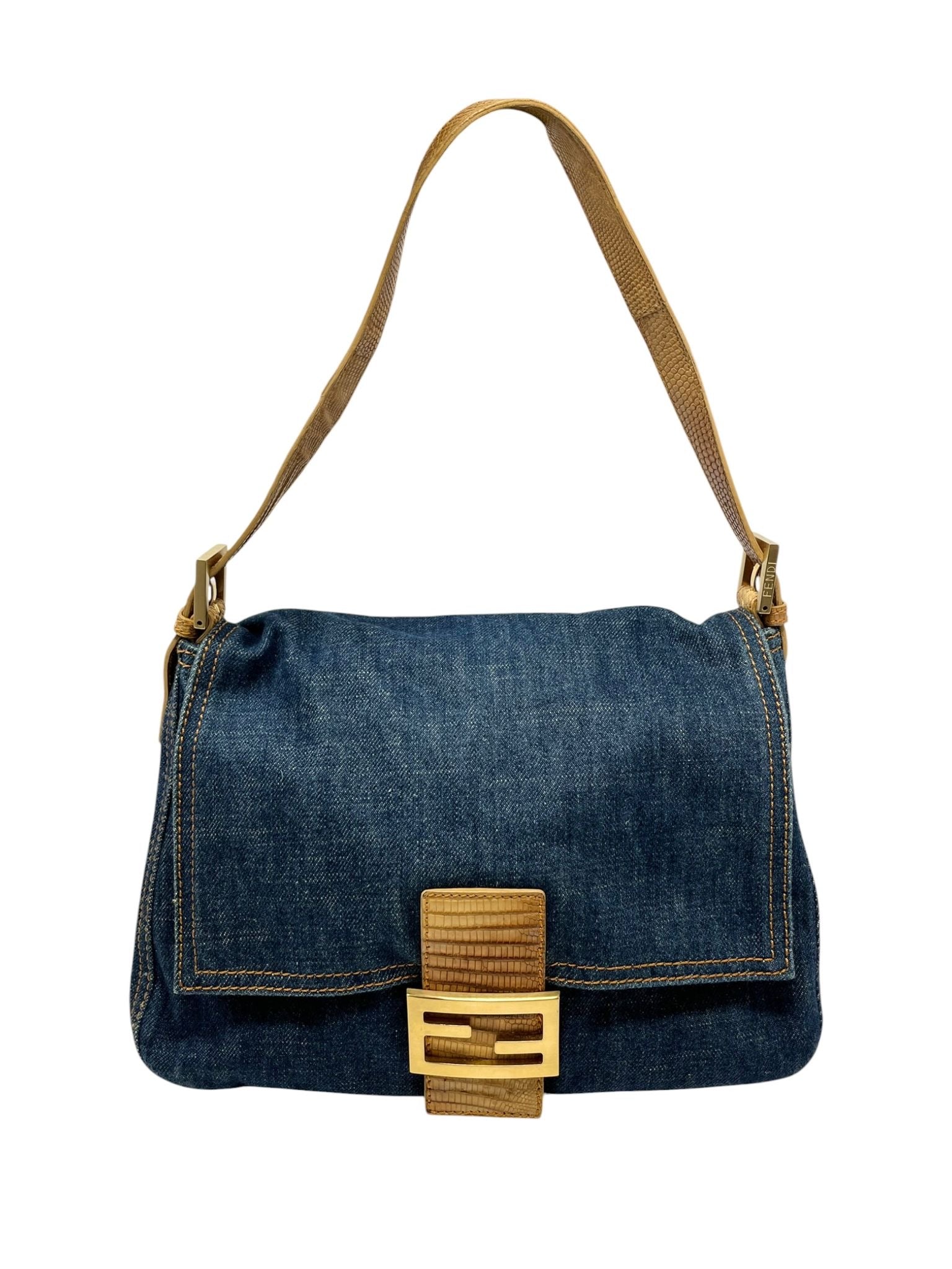 Fendi Denim Mama Baguette