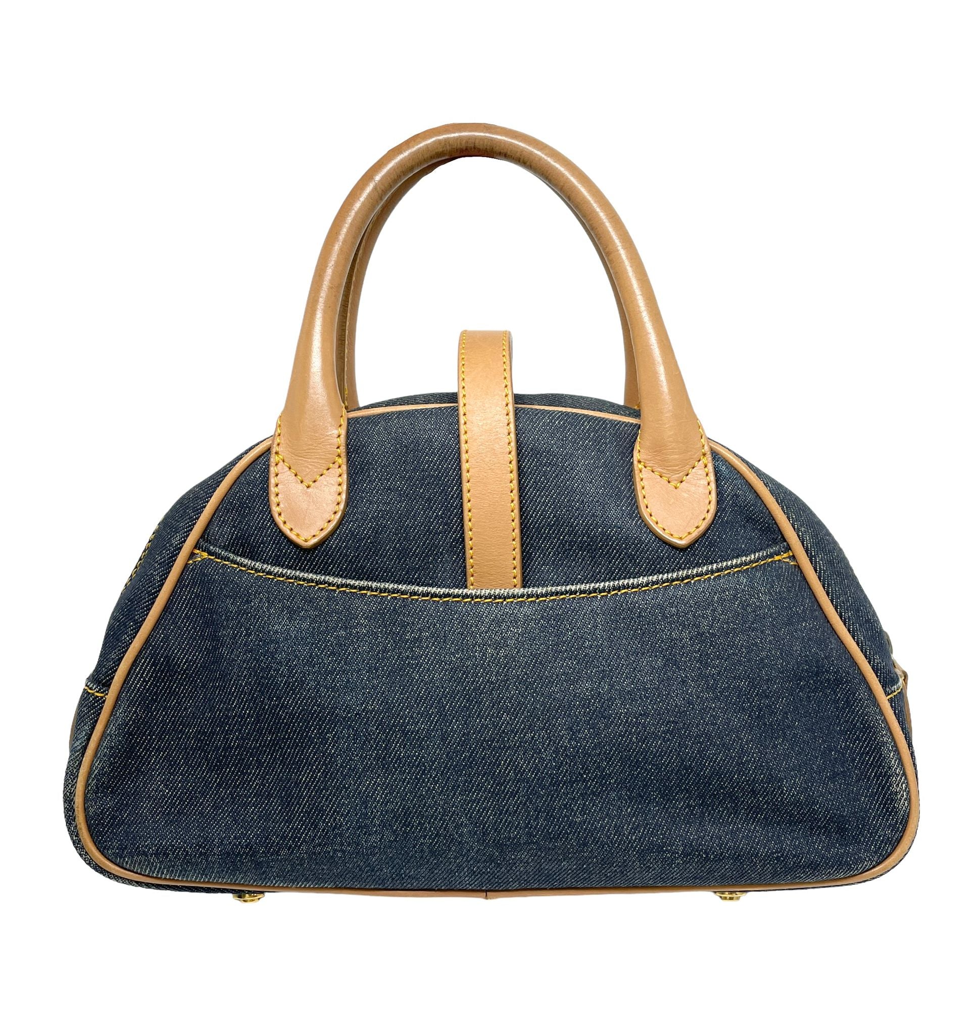 Dior Denim Mini Bowler Bag