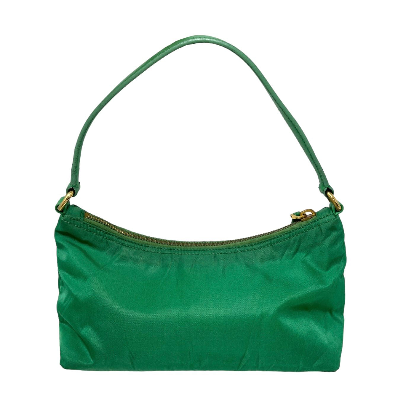 Prada Green Mini Nylon Shoulder Bag