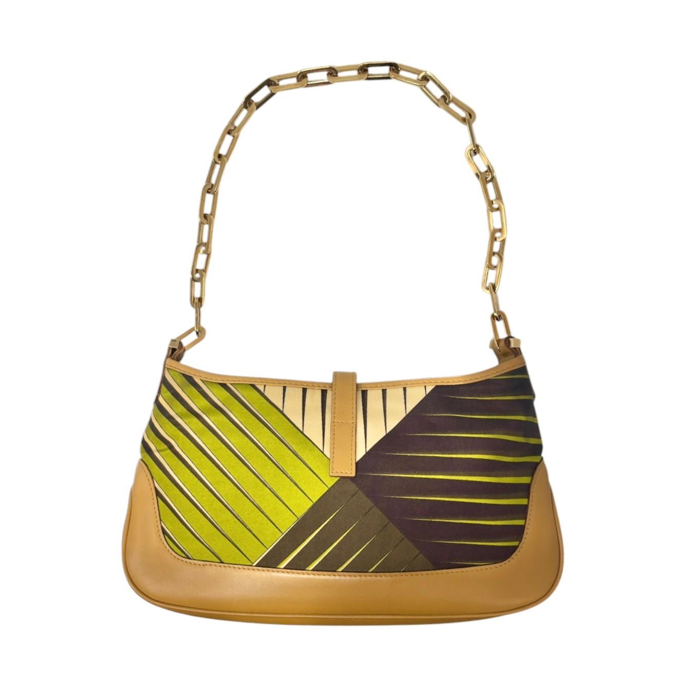 Gucci Printed Chain Shoulder Bag