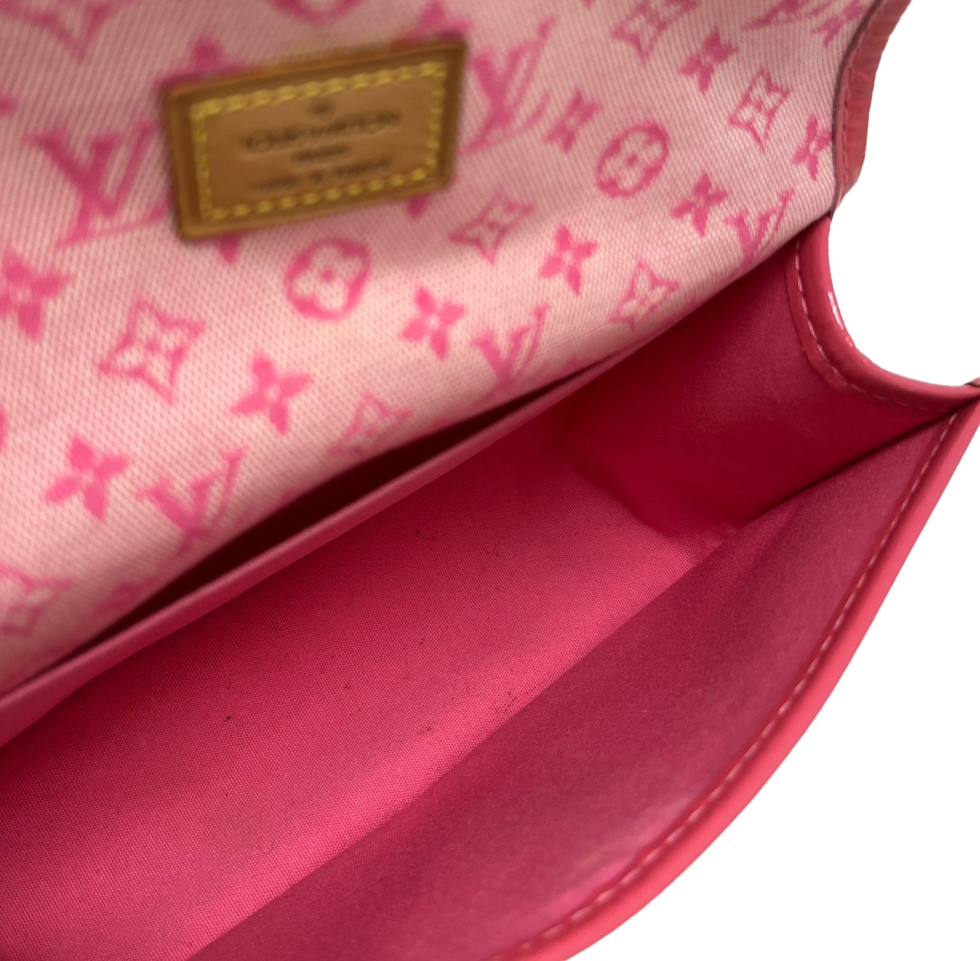 Louis Vuitton Pink Canvas Mini Top Handle