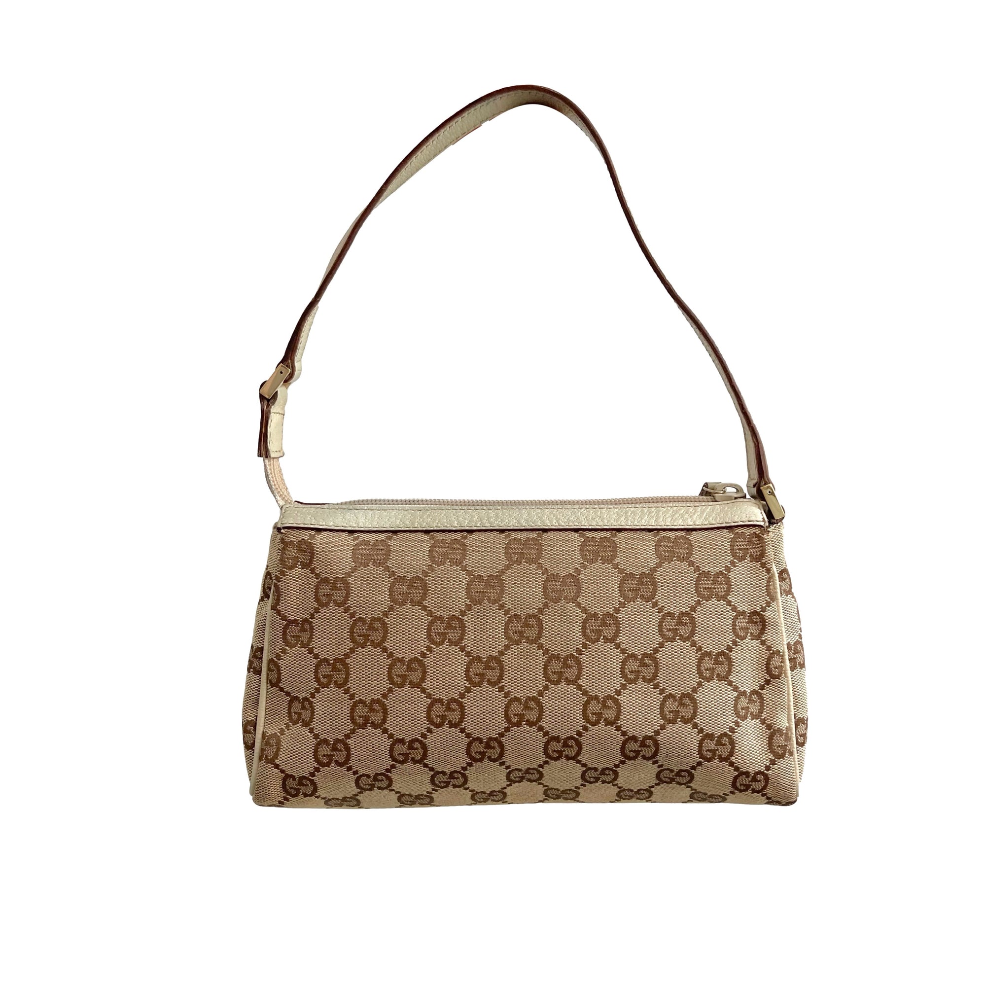 Gucci Beige Logo Shoulder Bag