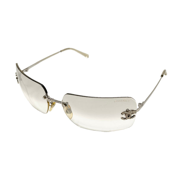 CHANEL ロゴデザイン サングラス CHANEL シャネル ロゴ レクタングル メガネ サングラス CH5488