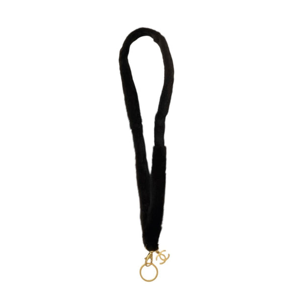 Chanel Fur Key Holder/Lanyard