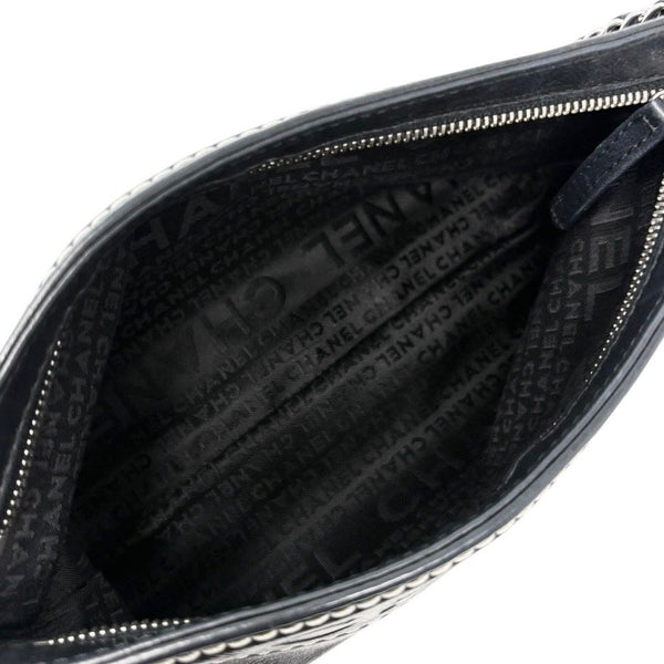 Chanel Black Mini Chain Logo Bag