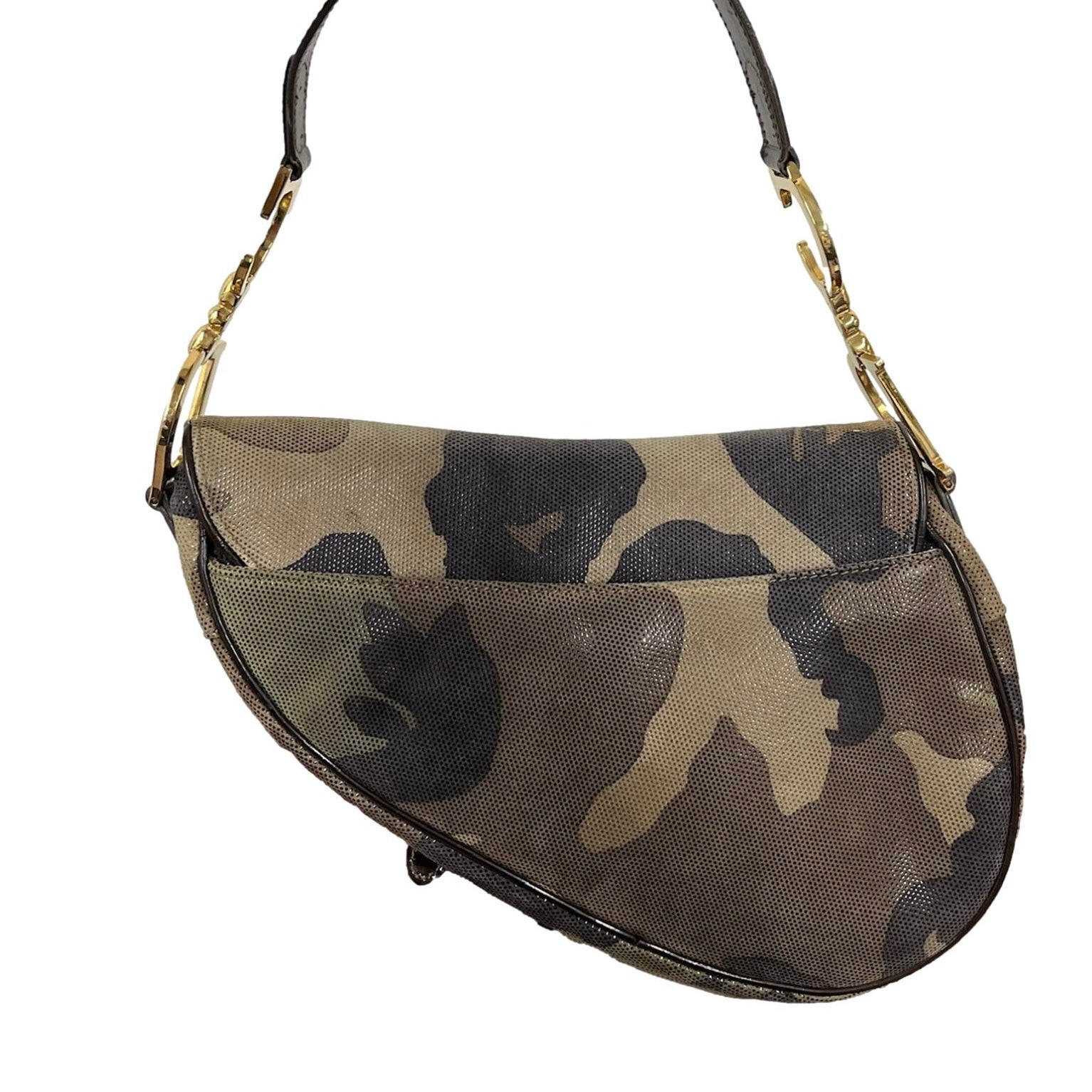 Dior Camouflage Saddle Bag