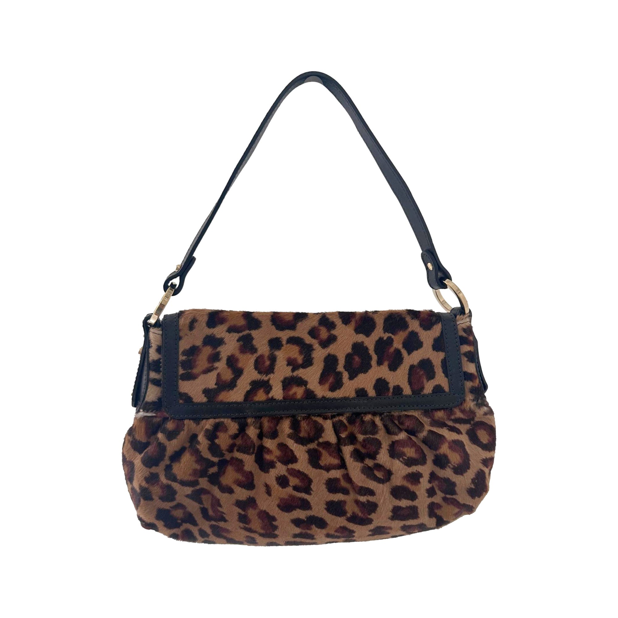 Fendi Cheetah Print Shoulder Bag