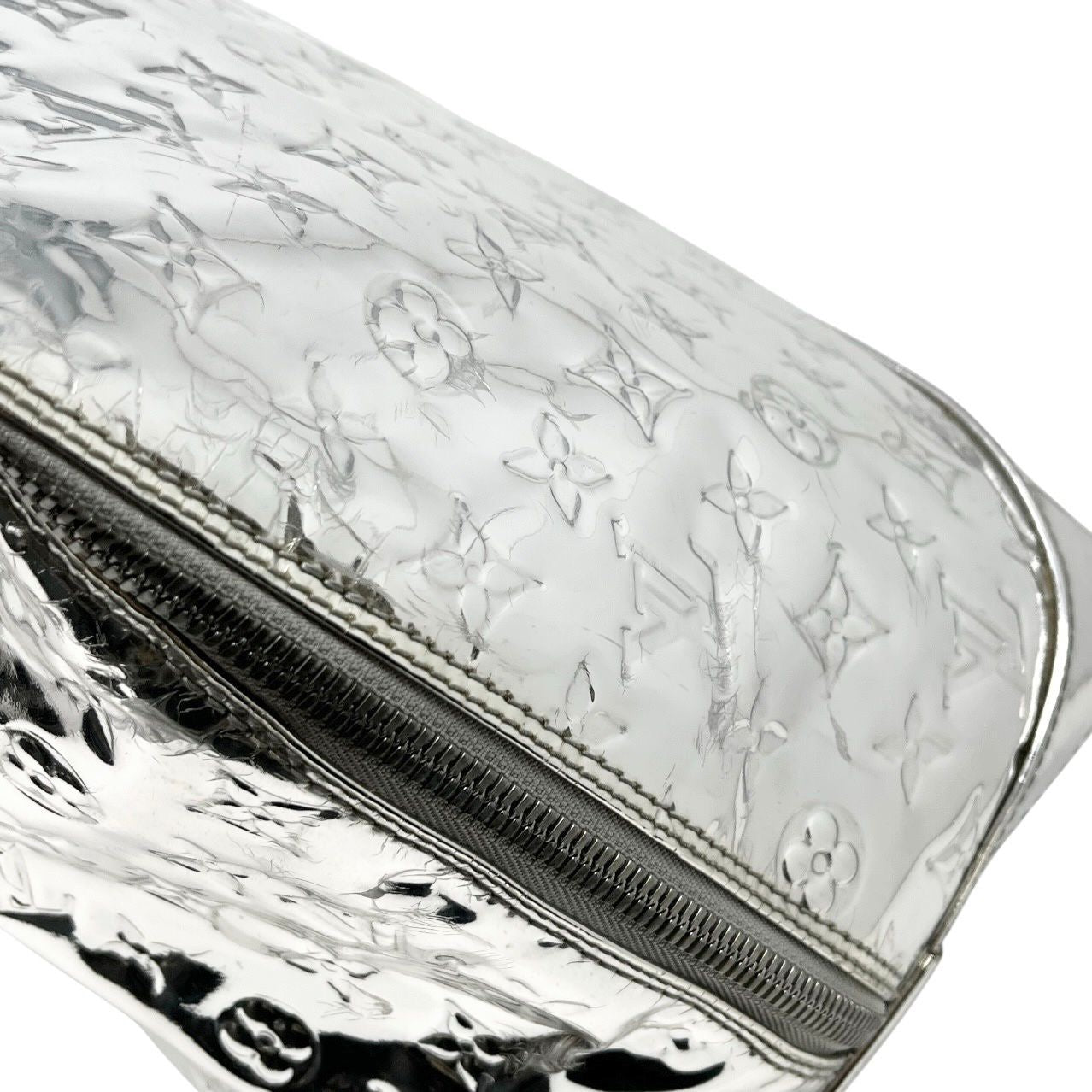 Louis Vuitton Silver Monogram Miroir Alma GM Bag