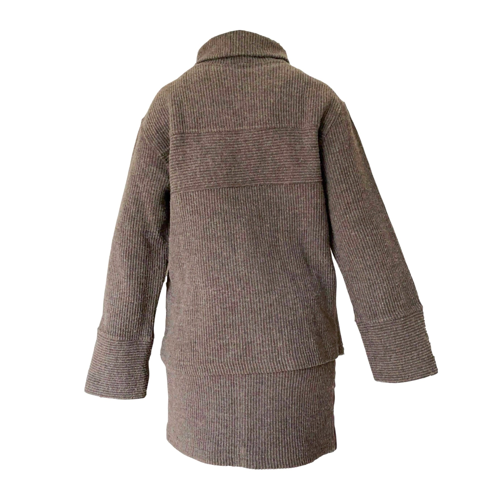 Fendi Brown Logo Skirt Set