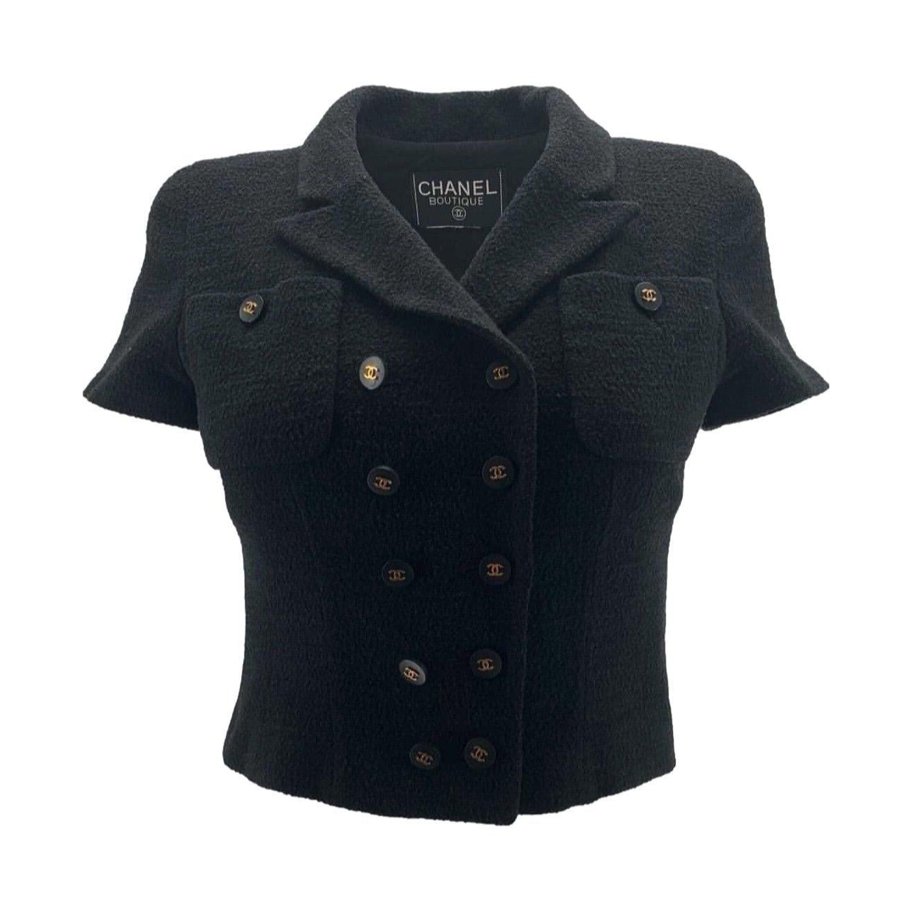 Chanel '95 Black Cropped Jacket