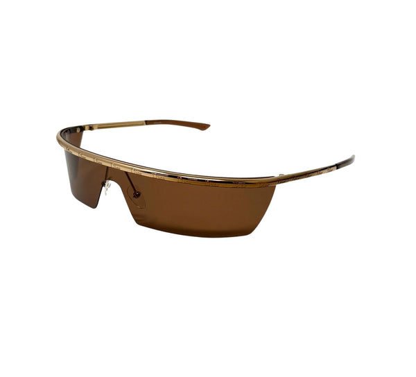 Dior Brown Logo Rim Sunglasses