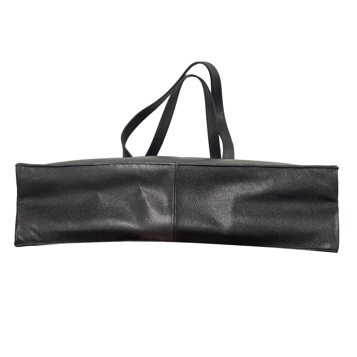 Chanel Black Caviar Leather Shoulder Tote