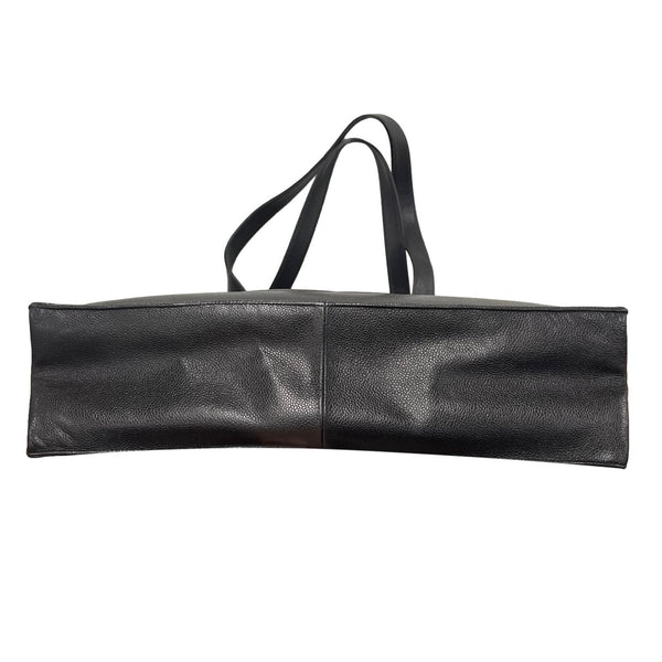 Chanel Black Caviar Leather Shoulder Tote