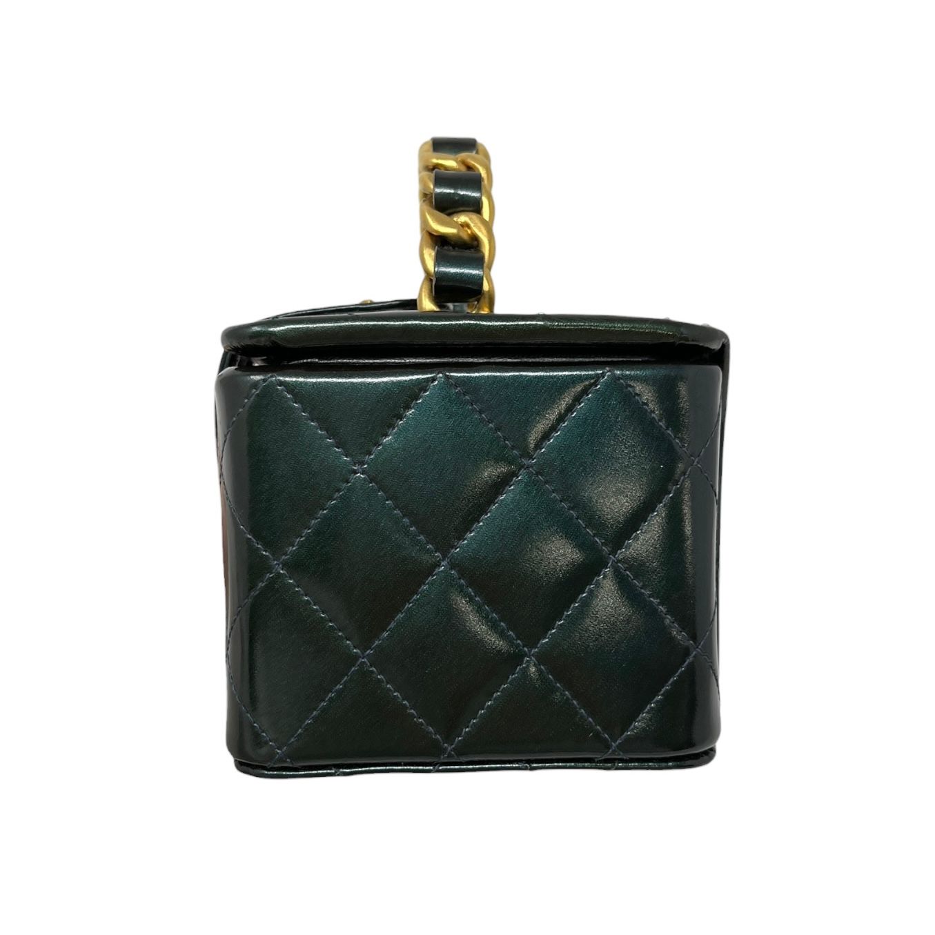 Chanel Micro Green Top Handle Bag