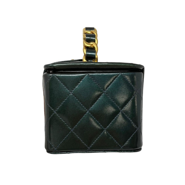 Chanel Micro Green Top Handle Bag