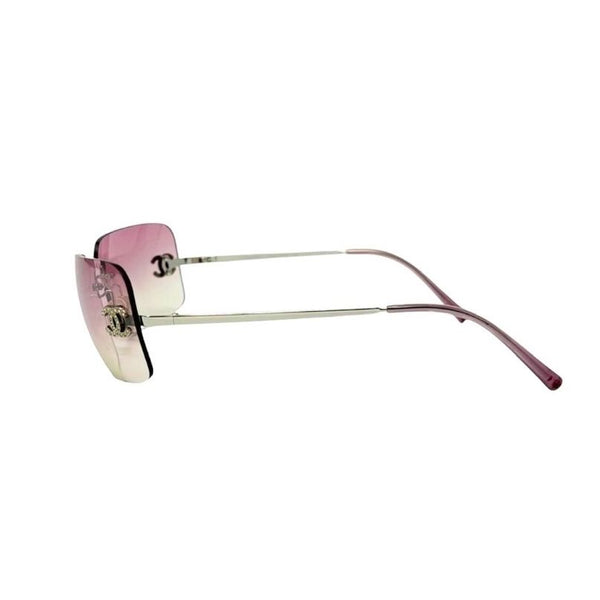 Chanel Hot Pink Rhinestone Sunglasses