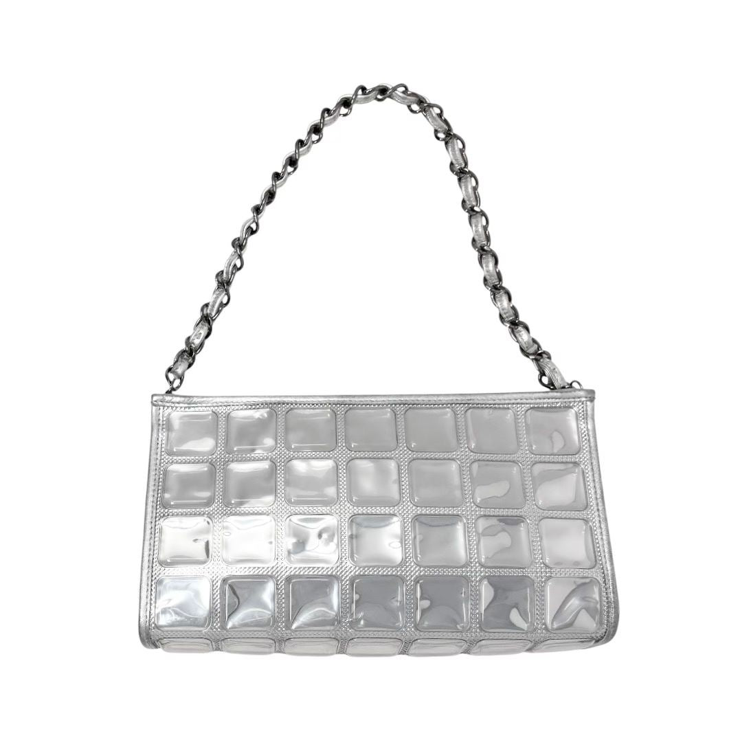 Chanel Silver Ice Cube Shoulder Bag