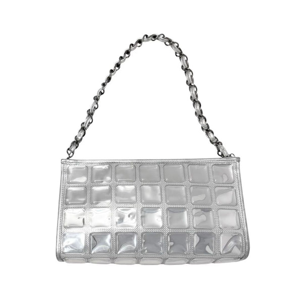 Chanel Silver Ice Cube Shoulder Bag
