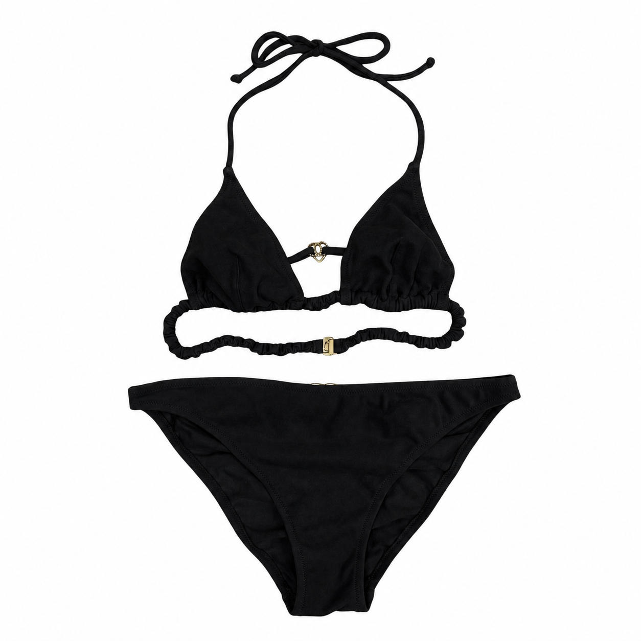 Chanel Black Heart Bikini