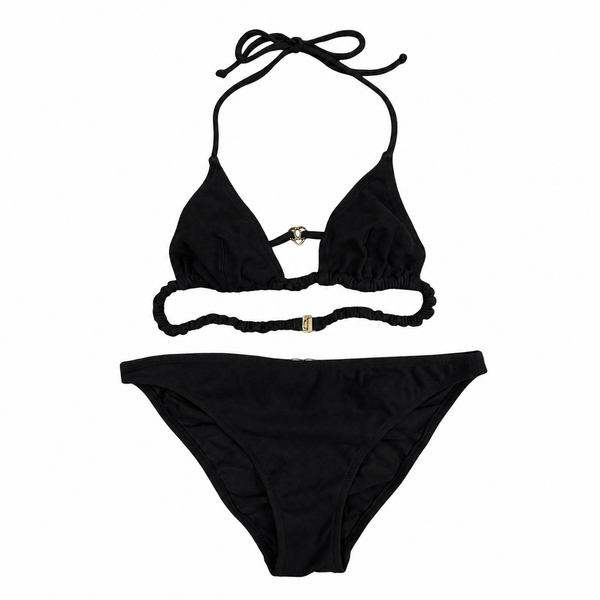 Chanel Black Heart Bikini