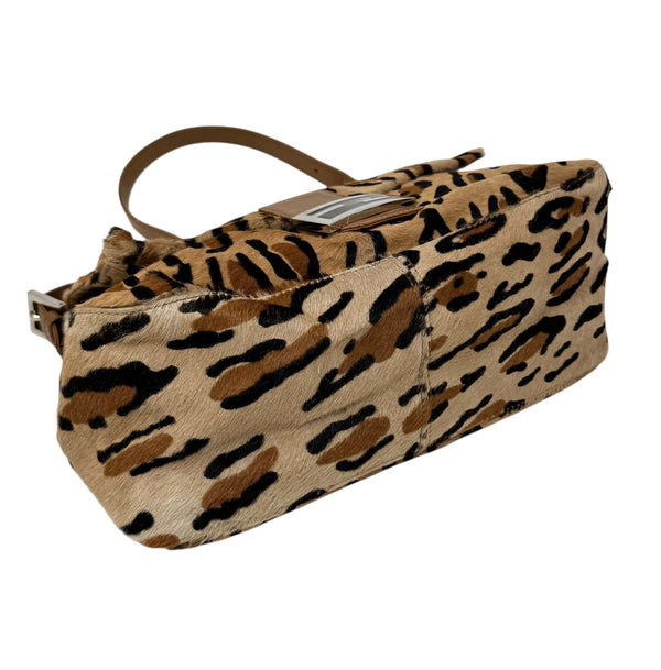 Fendi Cheetah Print Mama Baguette Bag