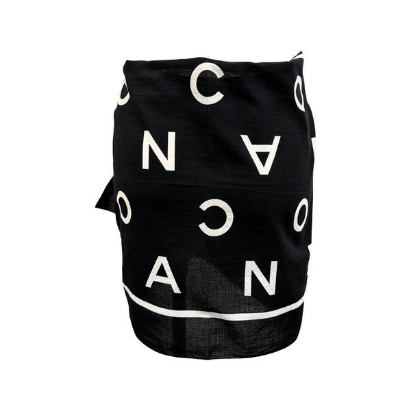 Chanel Black Coco Logo Wrap
