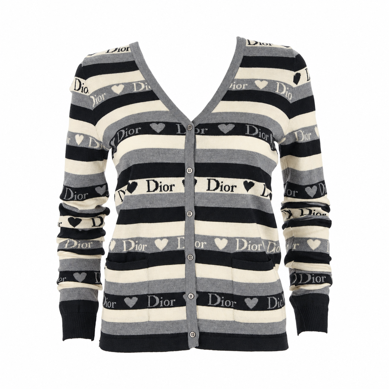 Dior Heart Logo Cardigan