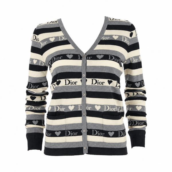 Dior Heart Logo Cardigan