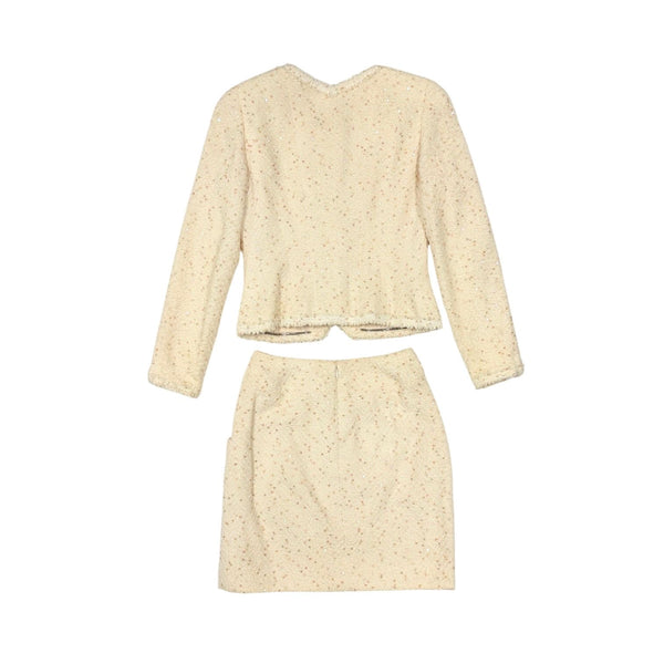 Chanel Ivory Skirt Set
