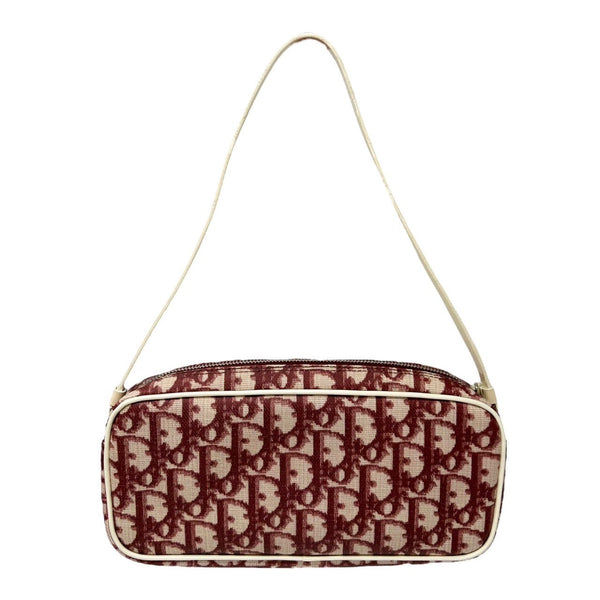 Dior Burgundy Logo Mini Shoulder Bag