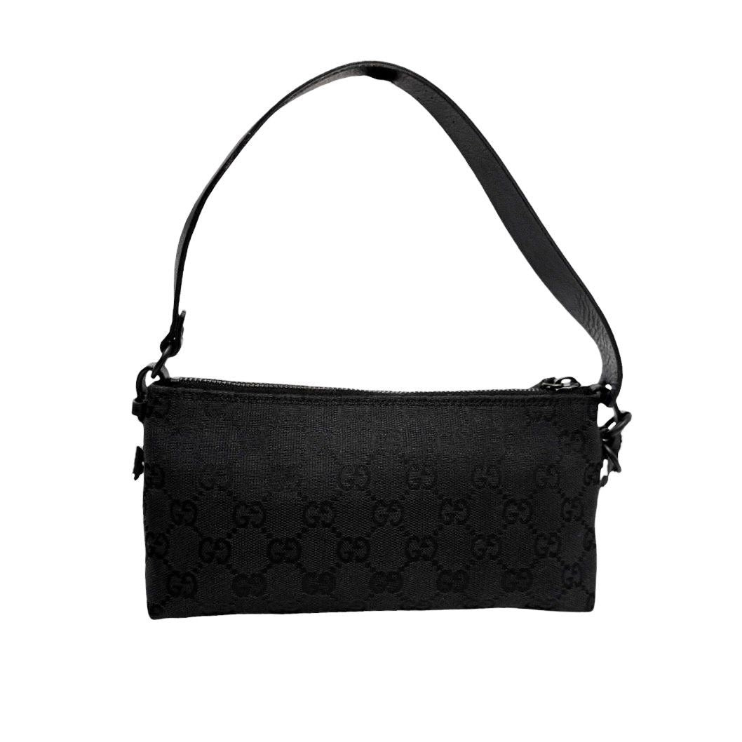 Gucci Black Canvas Mini Shoulder Bag