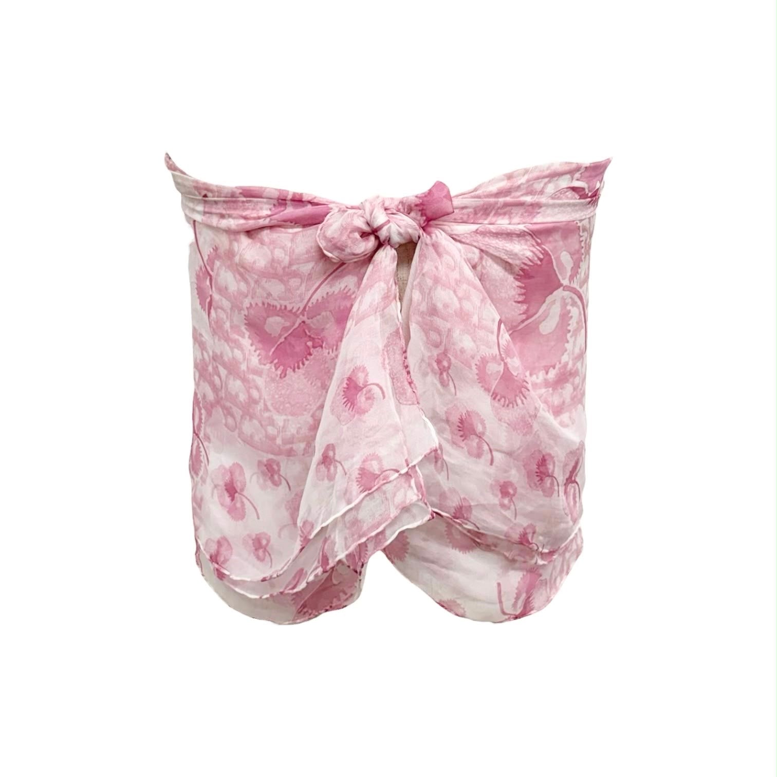 Dior Pink Logo Blossom Wrap