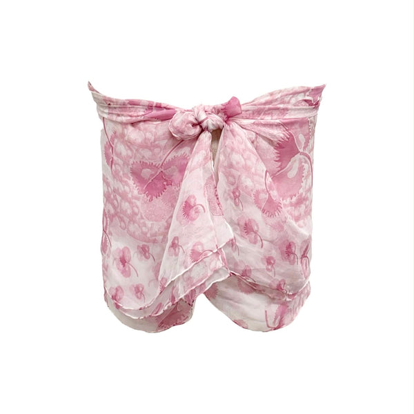 Dior Pink Logo Blossom Wrap