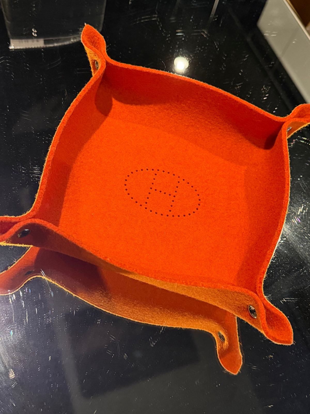 Hermes Orange Catchall Tray