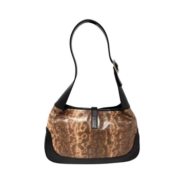 Gucci Snakeskin Tan Jackie Bag