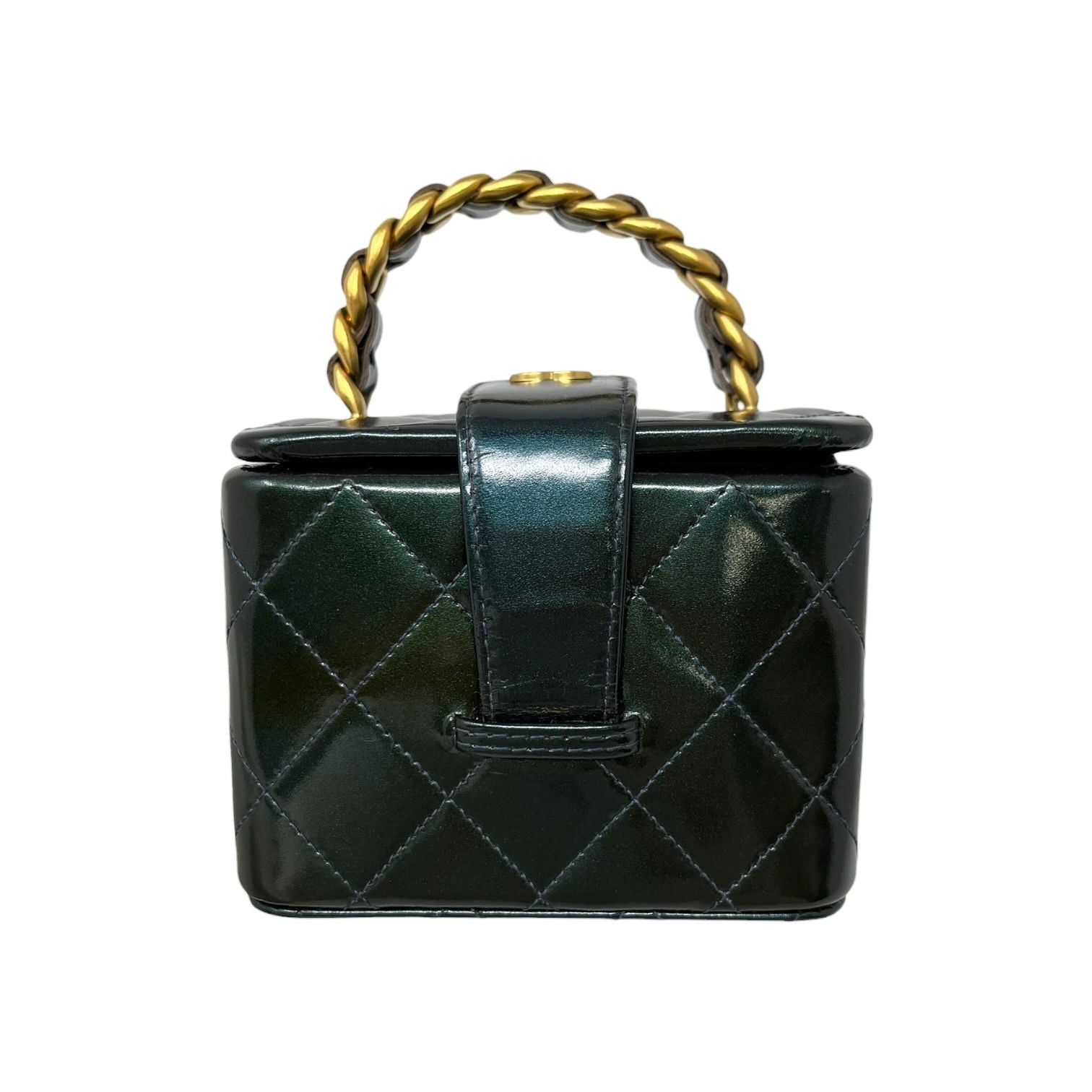 Chanel Micro Green Top Handle Bag