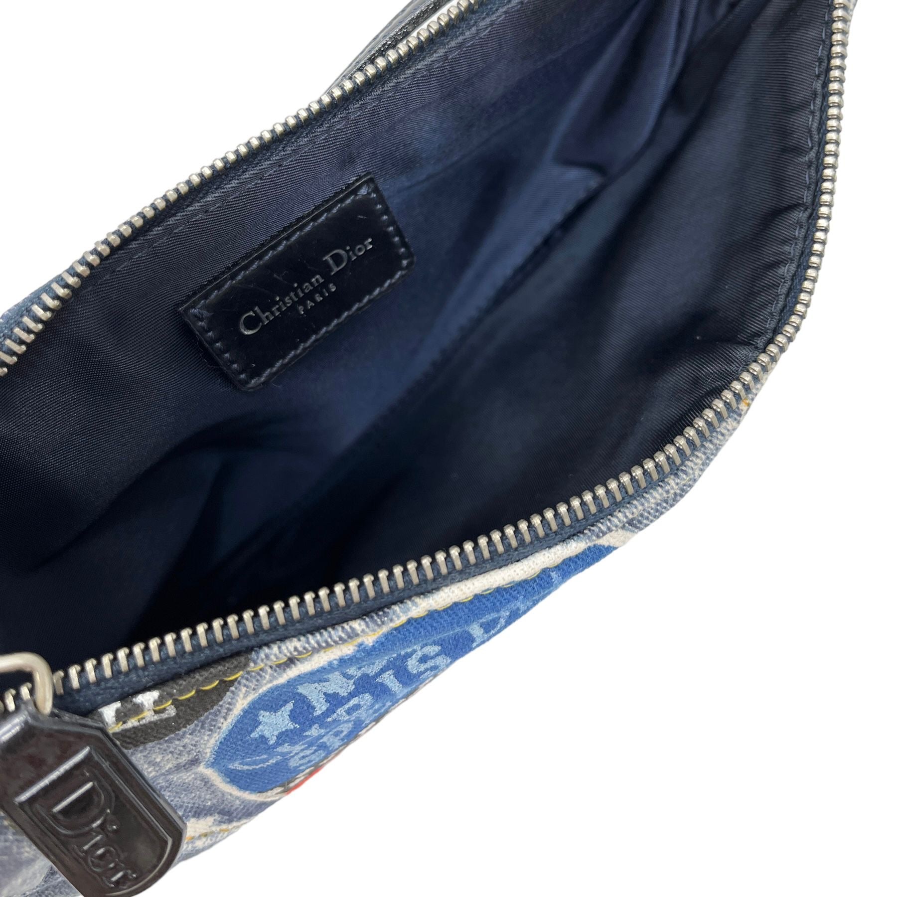 Dior Denim Speedway Mini Saddle