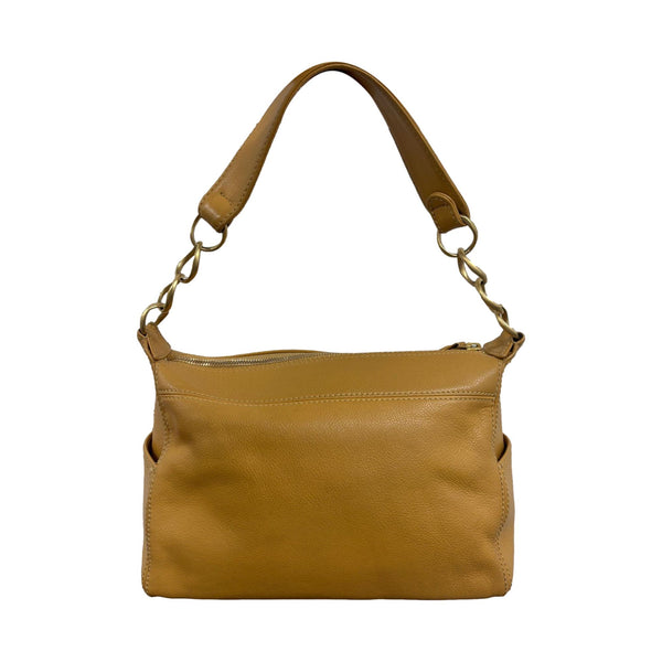 Chanel Tan Caviar Chain Shoulder Bag
