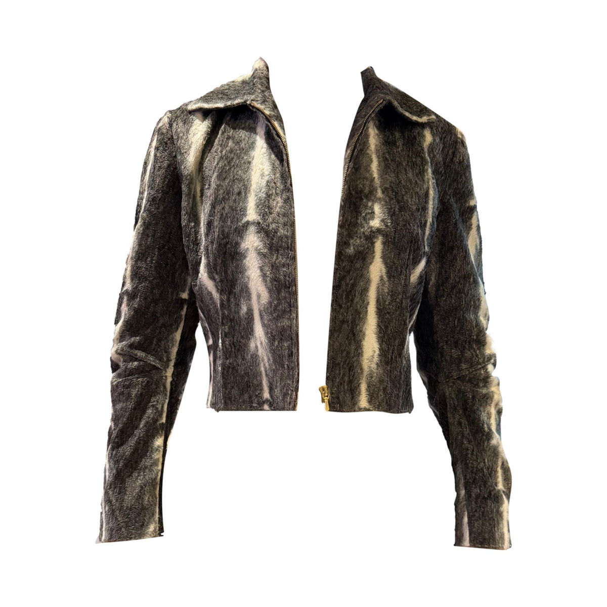 Dior Grey Faux Fur Jacket