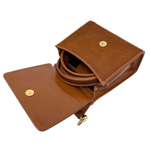 Gucci Brown Mini 2way Calfhair Bag