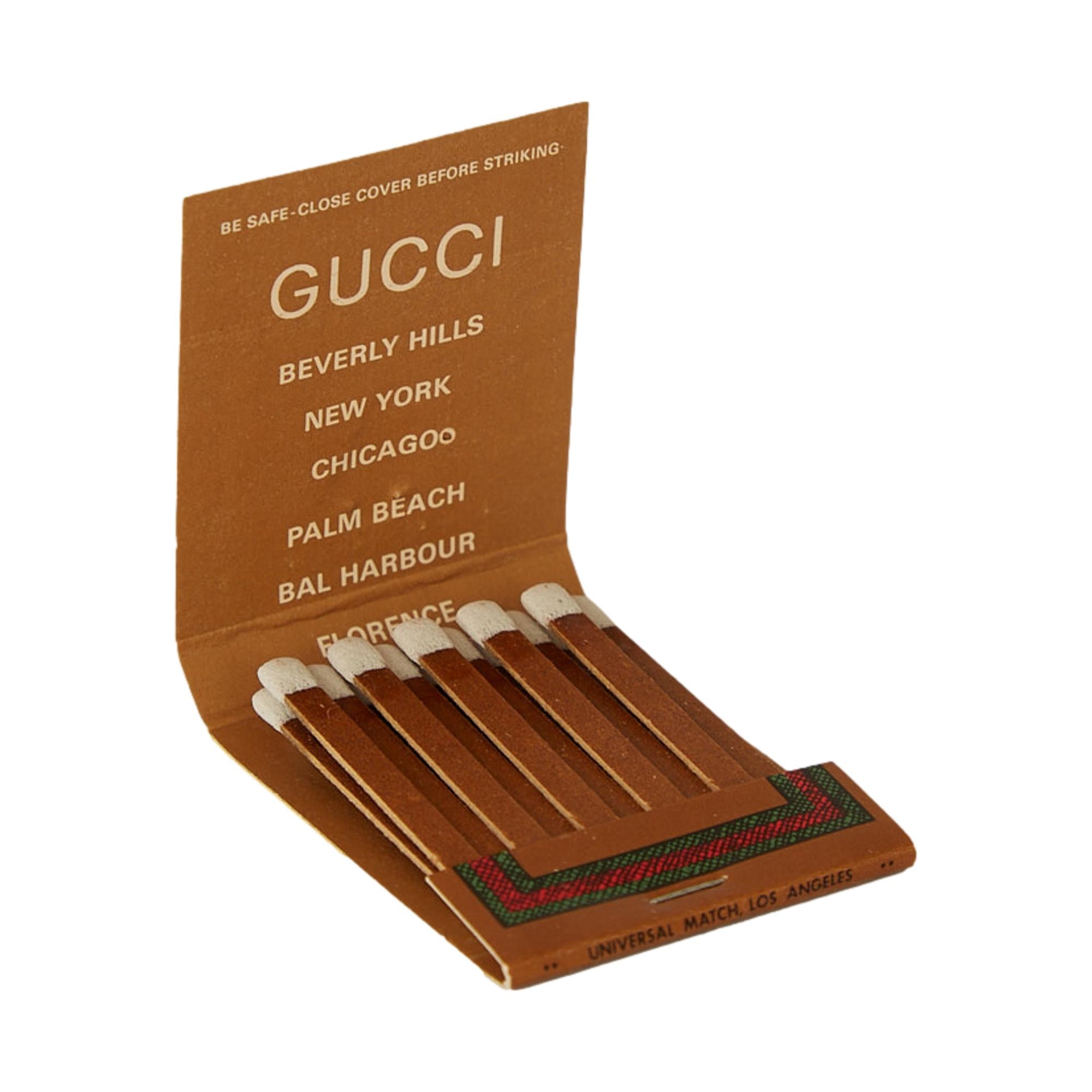 Gucci Vintage Matchbook