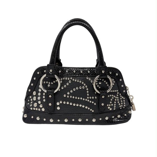 Dolce & Gabbana Studded Logo Top Handle Bag